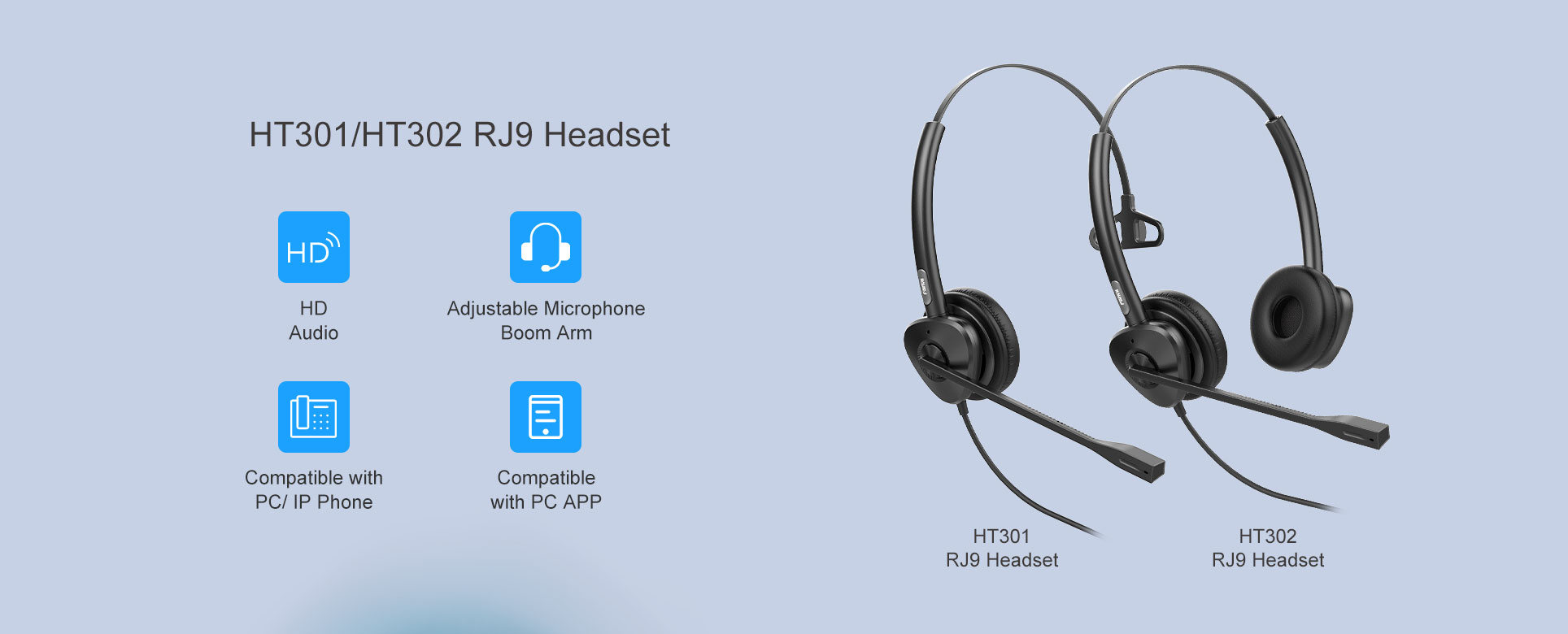 HT301HT302 RJ9 Headset Dubai UAE (4)